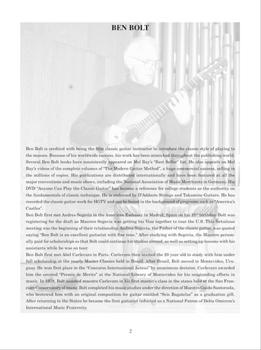 Carcassi in Tablature Acoustic Guitar scores gallery preview page 8