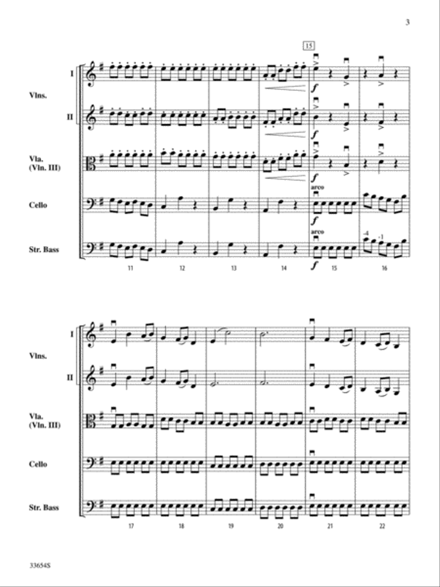 Aurora Borealis String Orchestra scores gallery preview page 3