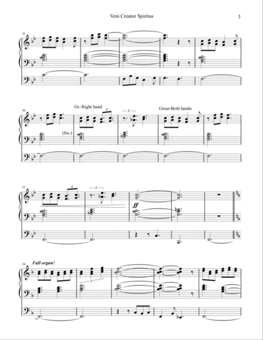 Pentecost & Trinity Organ Works, by Phil Lehenbauer Organ Solo scores gallery preview page 4