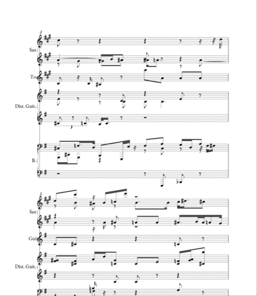 06 Terremoto Mediacion Small Ensemble scores gallery preview page 2
