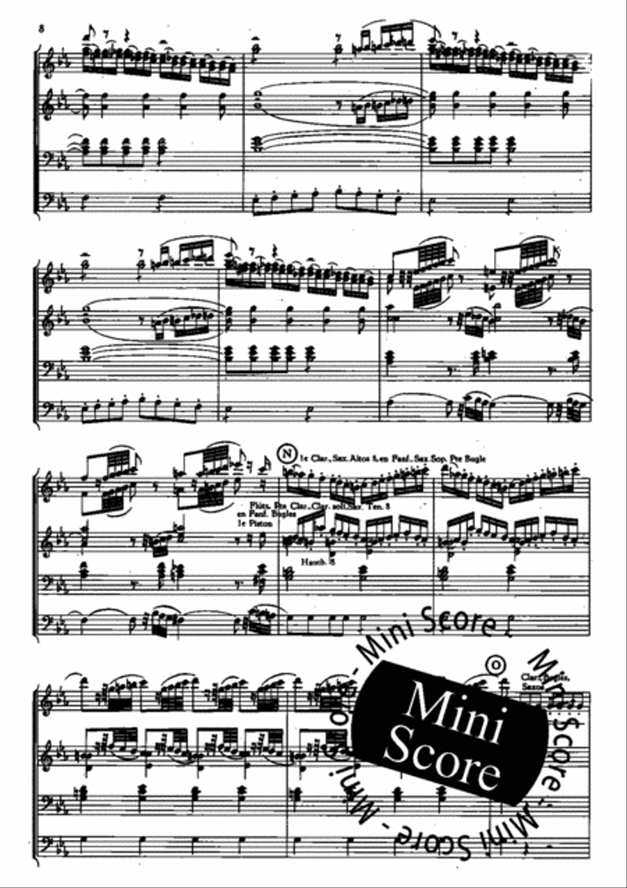 Les Diamants de la Couronne Concert Band scores gallery preview page 11