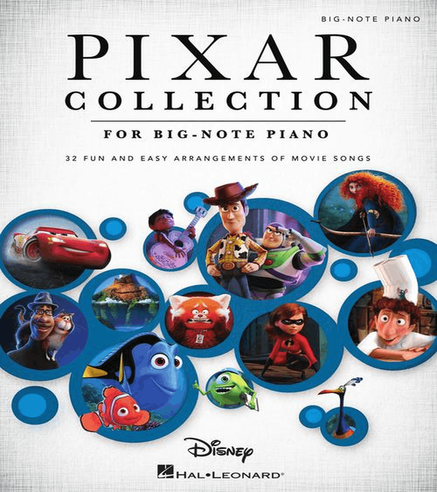 Pixar Collection for Big-Note Piano Easy Piano scores gallery preview page 2