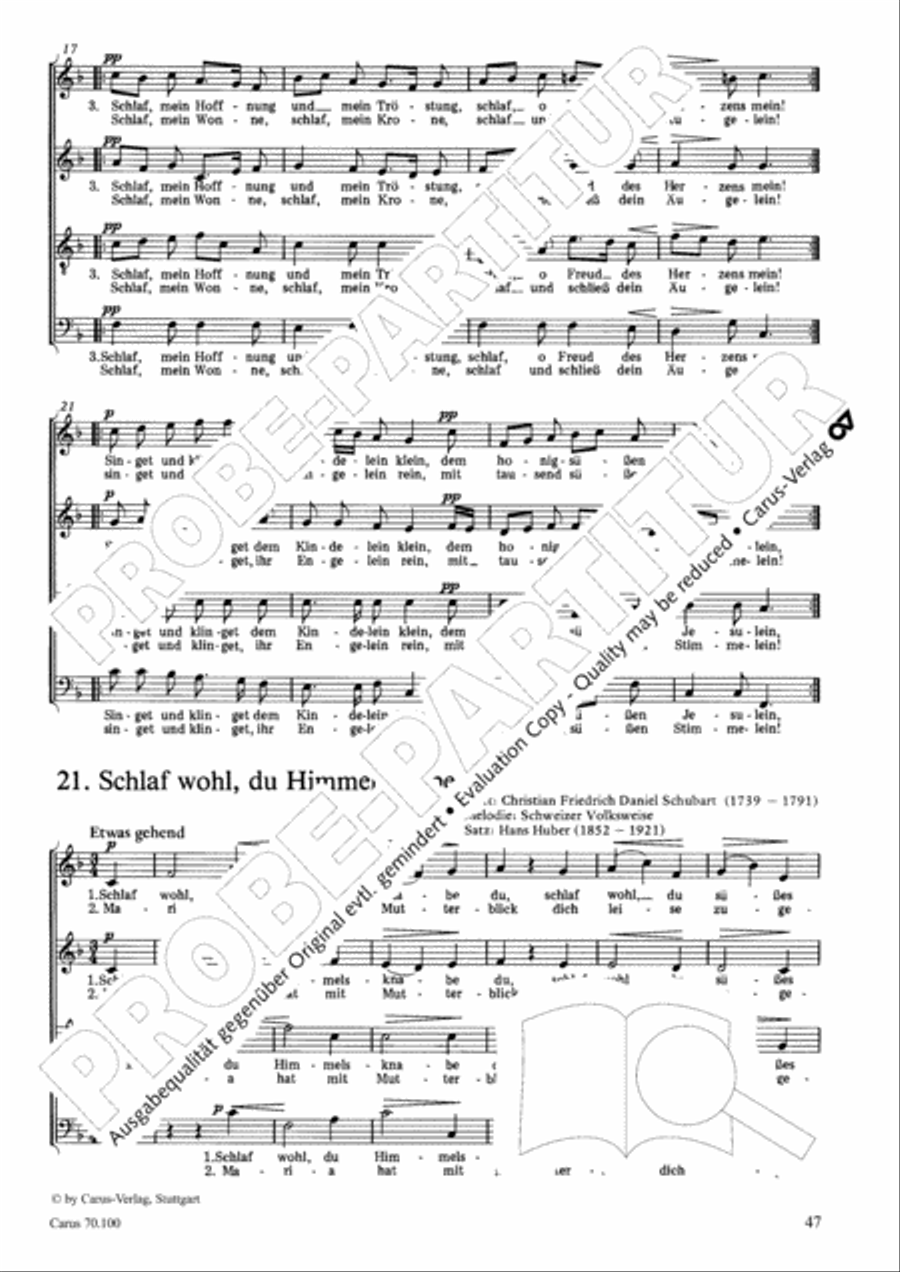 Geistliches Chorbuch der Romantik Choir scores gallery preview page 48