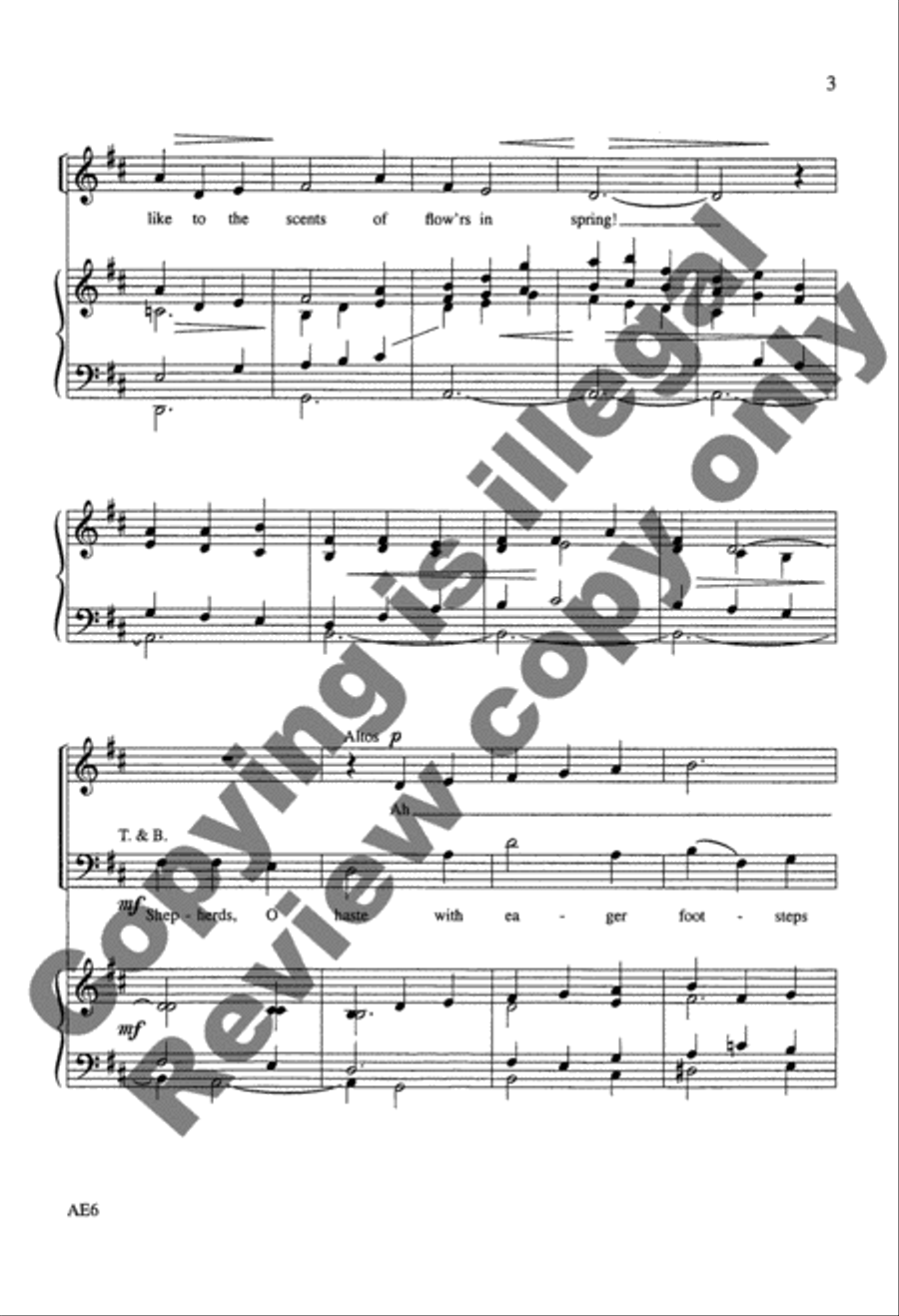 What Is This Lovely Fragrance? 4-Part scores gallery preview page 4