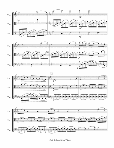 Clair de Lune (String Trio) image number null