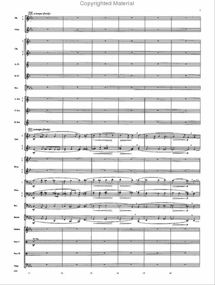 I Heard the Bells On Christmas Day Concert Band scores gallery preview page 4