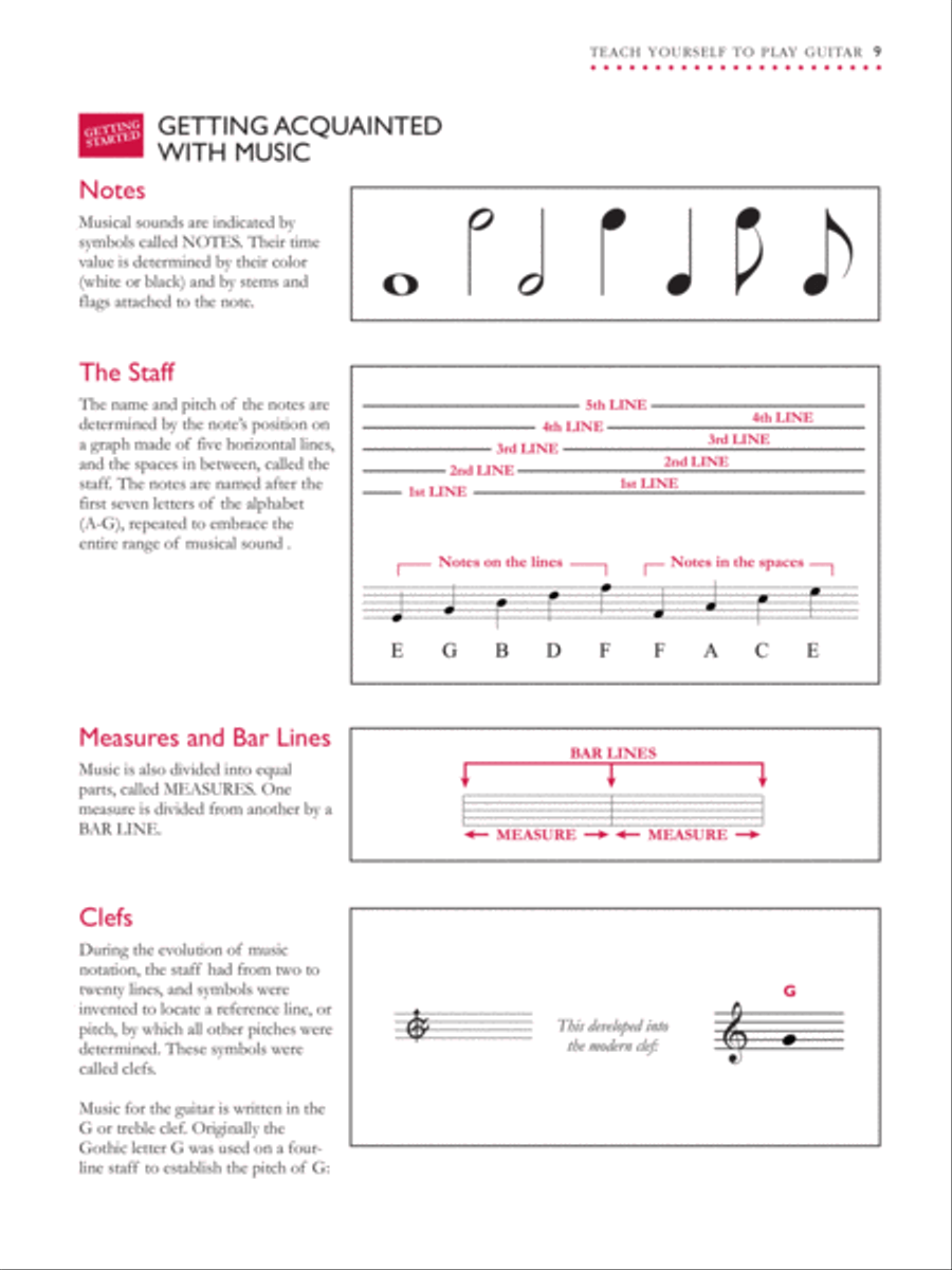 Teach Yourself To Play Guitar - Book Guitar Tablature scores gallery preview page 3
