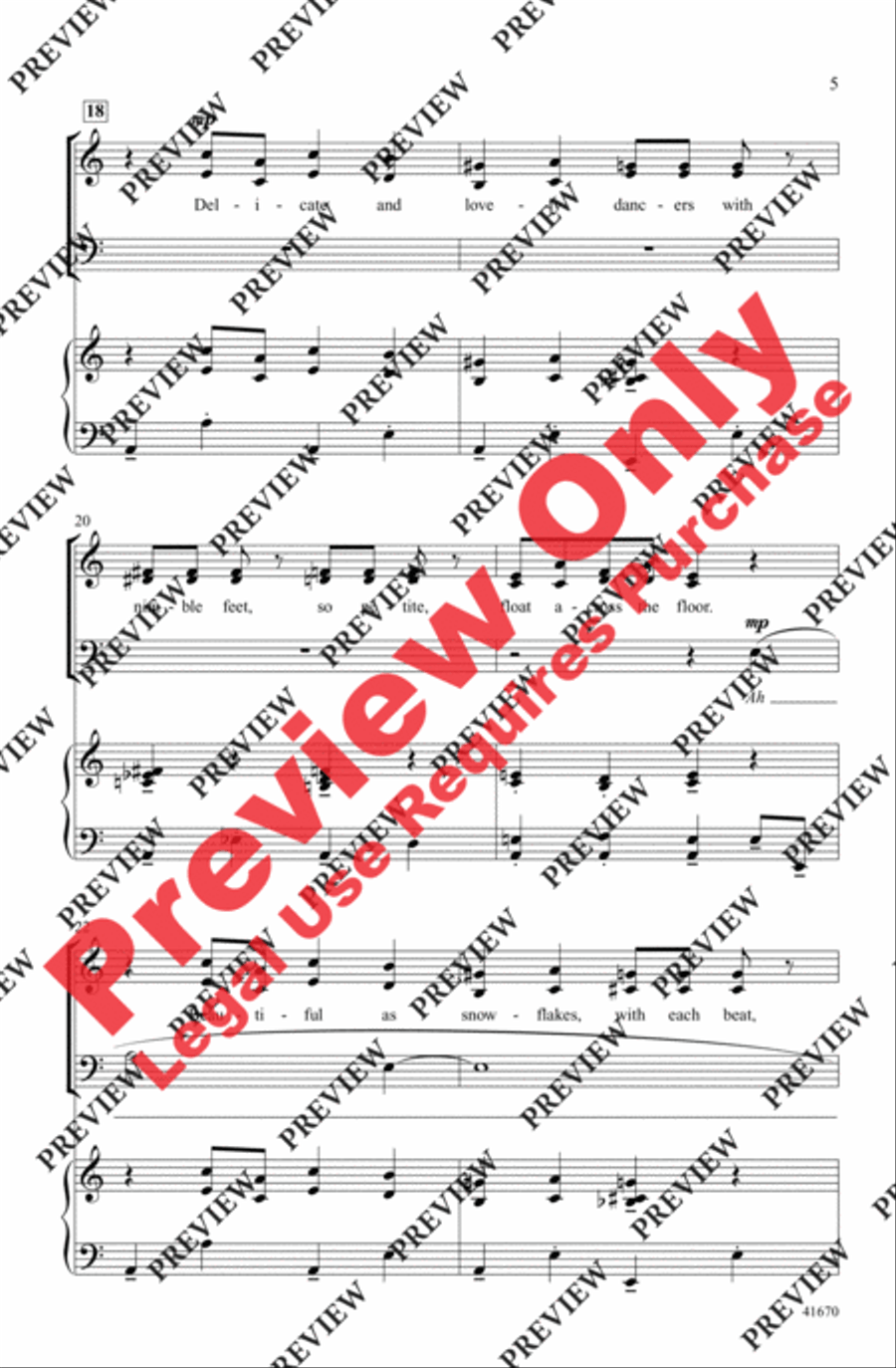 The Nutcracker . . . In About Three Minutes 4-Part scores gallery preview page 5