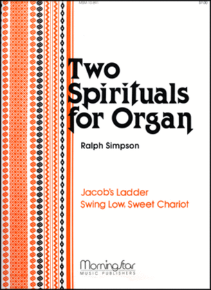 Book cover for Two Spirituals for Organ