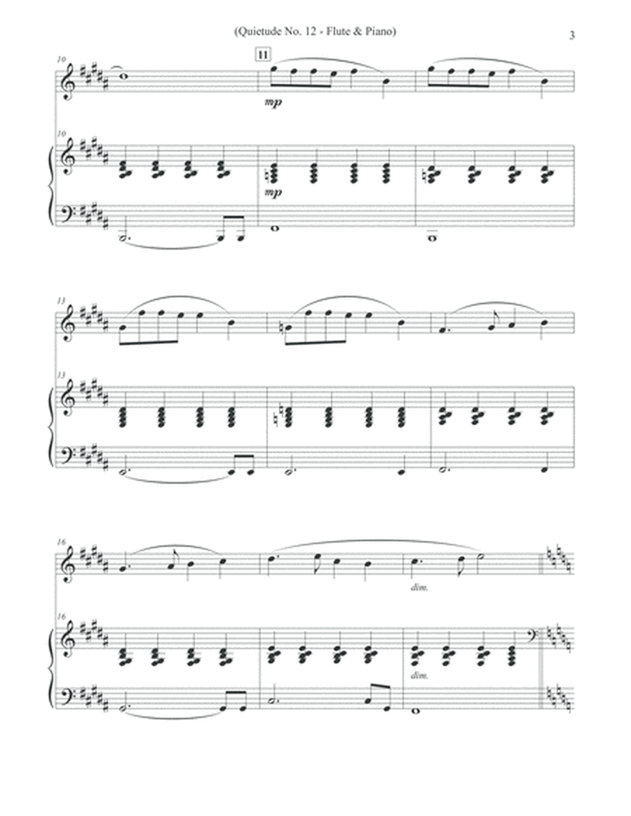 Quietude No. 12 - Flute & Piano image number null