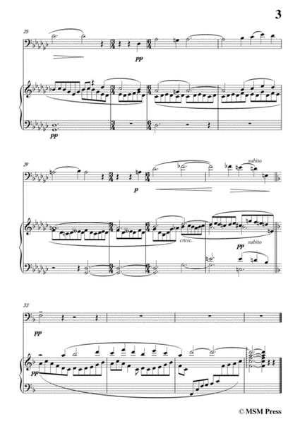 Mahler-Ich atmet' einen linden Duft, for Cello and Piano image number null