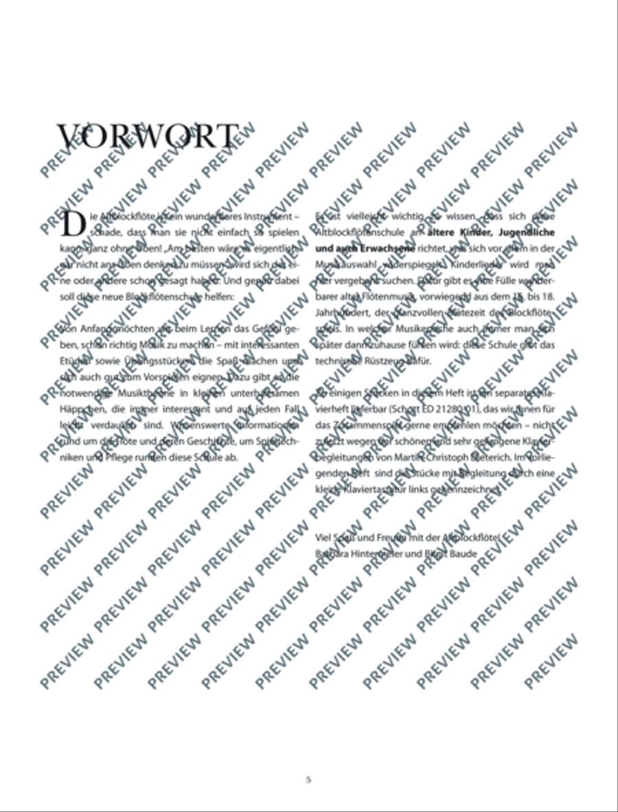Altblockflötenschule Alto Recorder scores gallery preview page 6