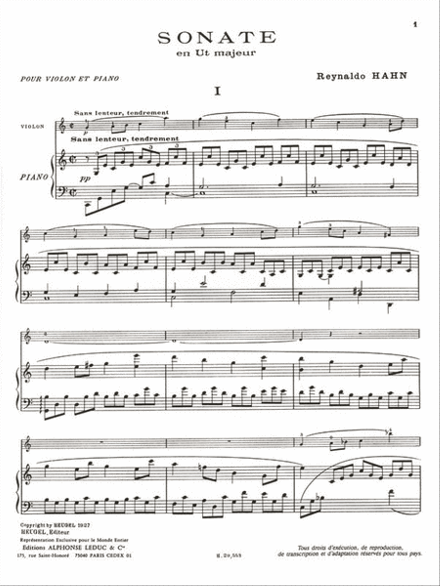 Sonata In C Major, For Violin And Piano Violin Solo scores gallery preview page 2