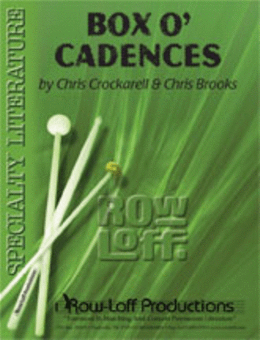 Box O' Cadences w/CD Percussion Ensemble scores gallery preview page 1