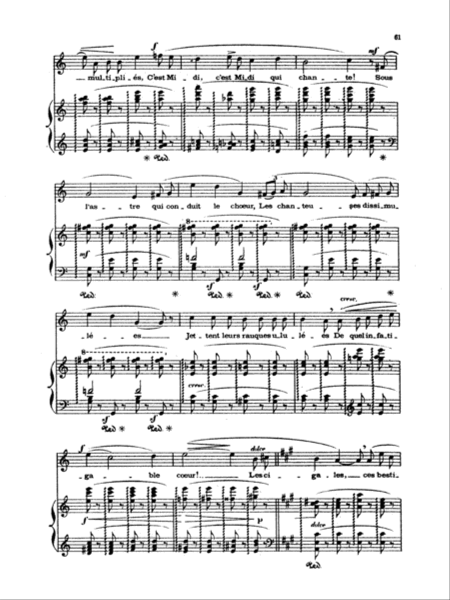Chabrier: Recueil de Melodies Voice scores gallery preview page 2