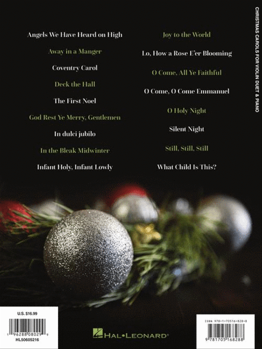 Christmas Carols for Violin Duet and Piano String Duet scores gallery preview page 11