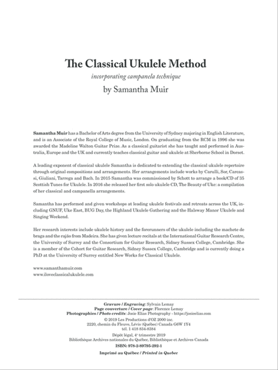 The Classical Ukulele Method Ukulele scores gallery preview page 1