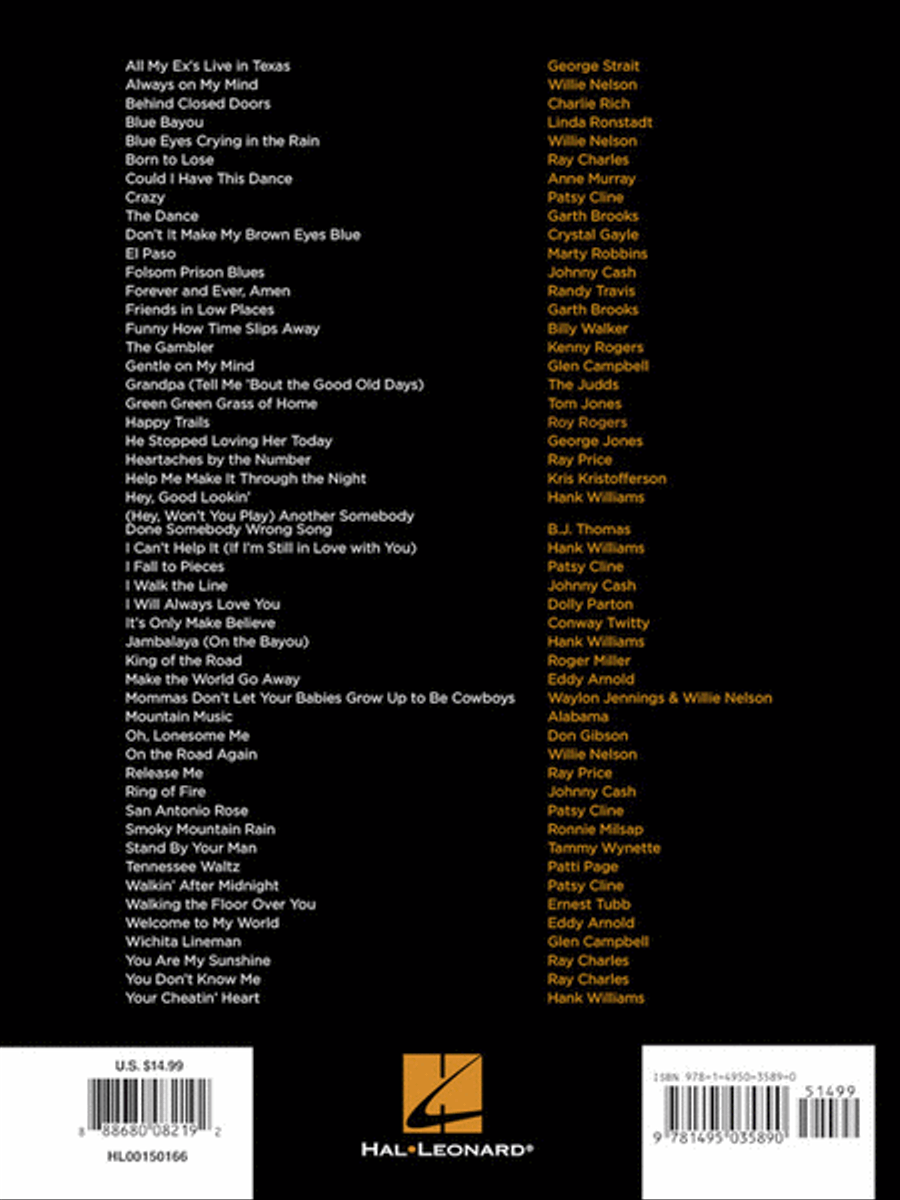 First 50 Country Songs You Should Play on the Piano Easy Piano scores gallery preview page 6