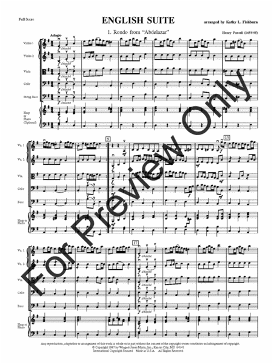 English Suite (Score)