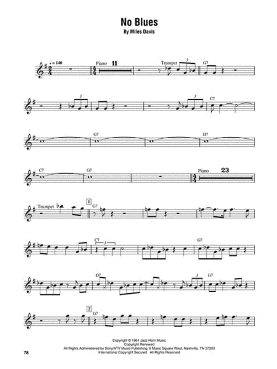 Miles Davis - Originals Vol. 2 Trumpet Solo scores gallery preview page 6