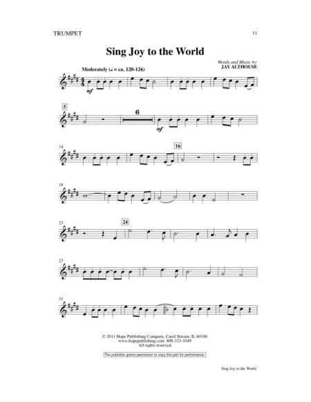 Sing Joy to the World image number null