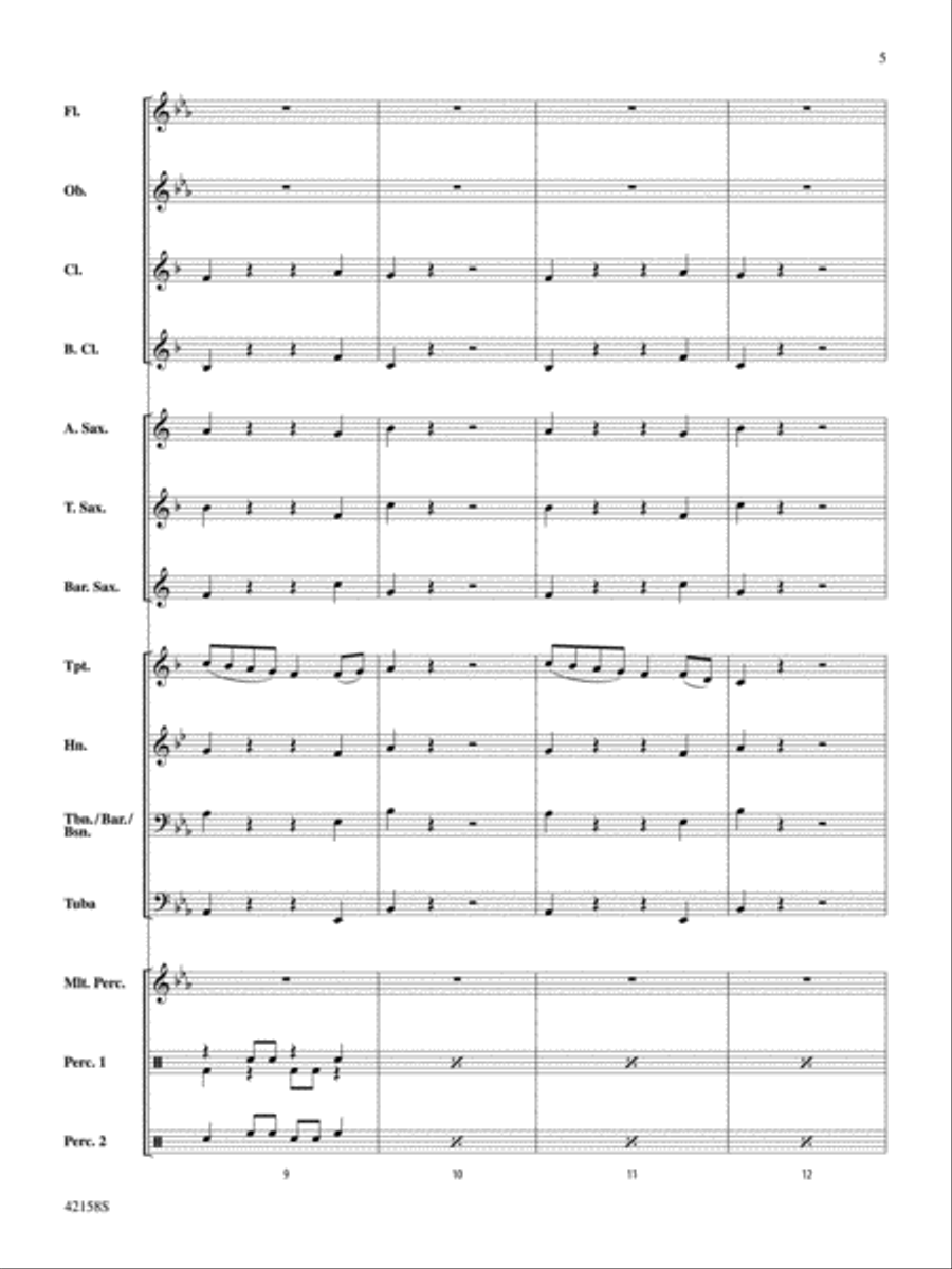Best Song Ever: Score Concert Band scores gallery preview page 5