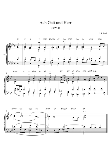 Bach Choral 04 BWV 48-3