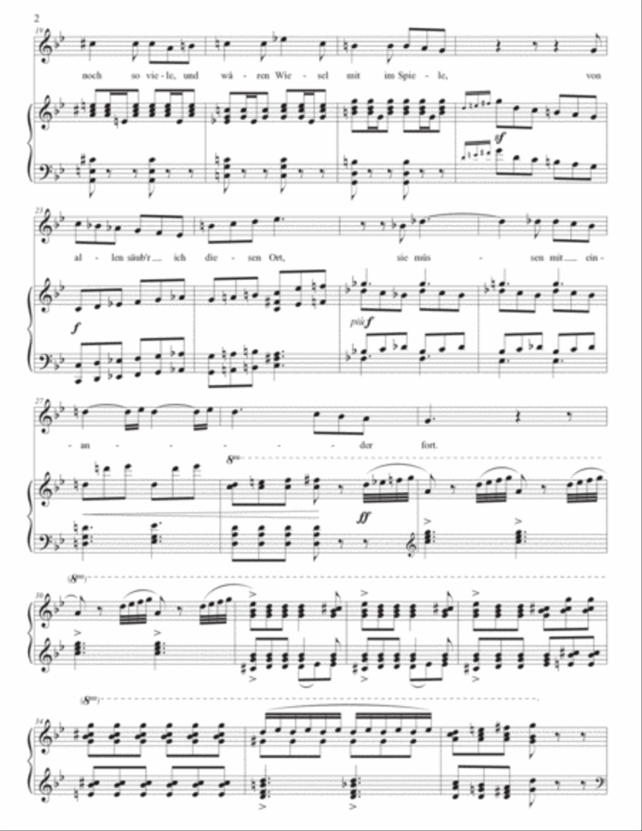WOLF: Der Rattenfänger (transposed to G minor) Voice scores gallery preview page 3
