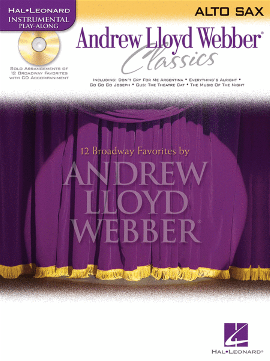 Andrew Lloyd Webber Classics - Alto Sax Alto Saxophone scores gallery preview page 1