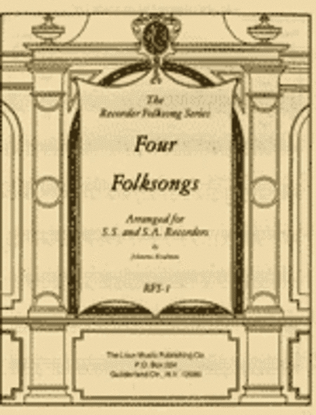 Book cover for Four Folksongs
