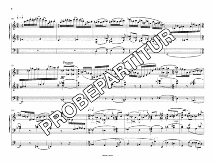 Introduktion, Passacaglia und Fuge uber B-A-C-H op. 150 Organ scores gallery preview page 9