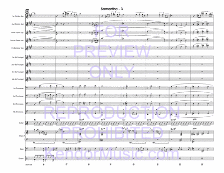 Samantha Samantha Jazz Ensemble scores gallery preview page 4