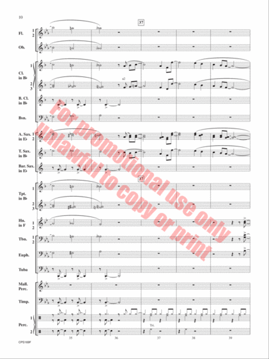 Home For the Holidays Home For the Holidays Concert Band scores gallery preview page 11