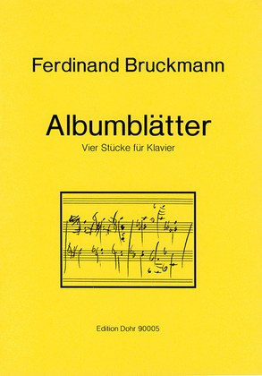 Albumblätter (1990) -Vier Stücke für Klavier-