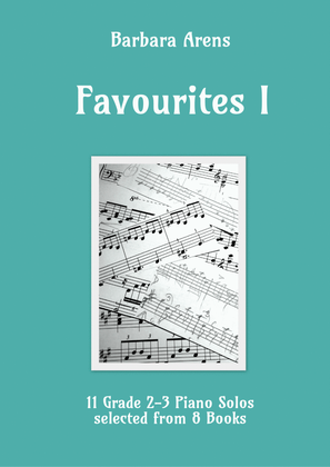 Book cover for Favourites I - 11 Grade 2-3 Piano Solos selected from 8 Books