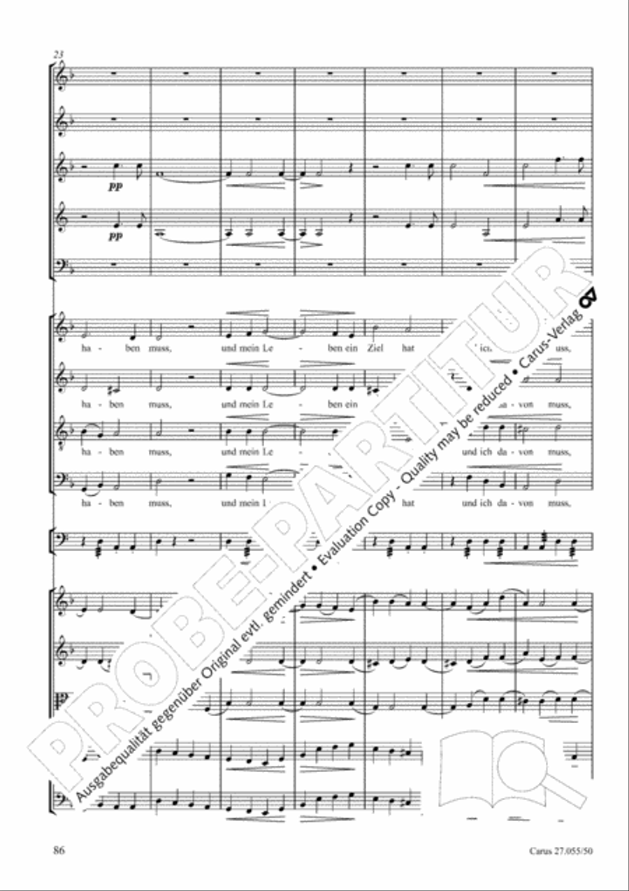 Ein Deutsches Requiem (German Requiem) 4-Part scores gallery preview page 93
