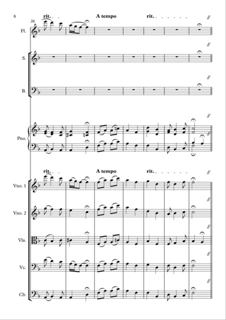 Ponta De Areia Ponta De Areia Chamber Orchestra scores gallery preview page 6