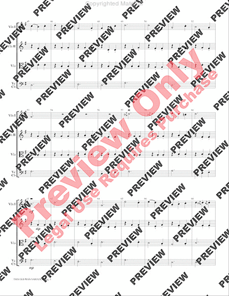 This Old Man Variations This Old Man Variations String Orchestra scores gallery preview page 6
