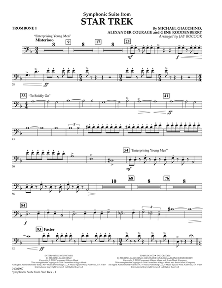 Symphonic Suite from Star Trek - Trombone 1