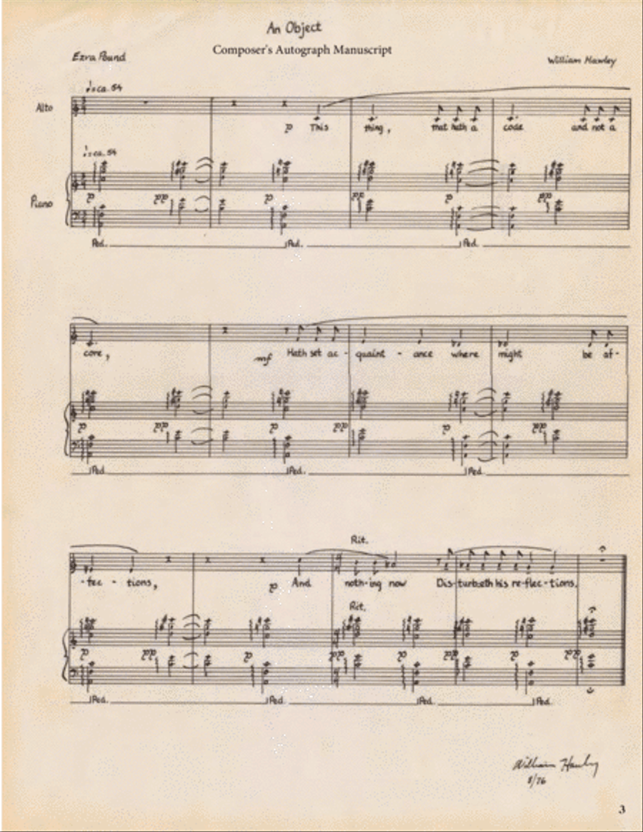 Collected Songs, Volume I (1976-1998) Small Ensemble scores gallery preview page 3