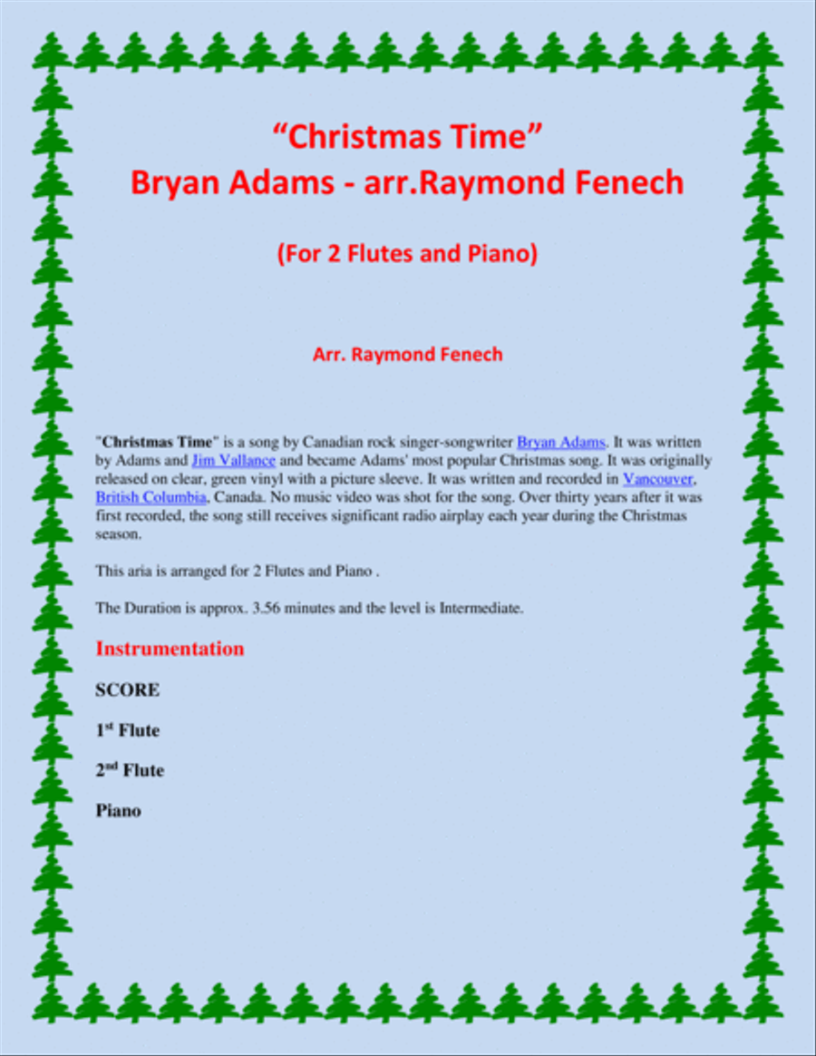 Christmas Time Flute Duet scores gallery preview page 2