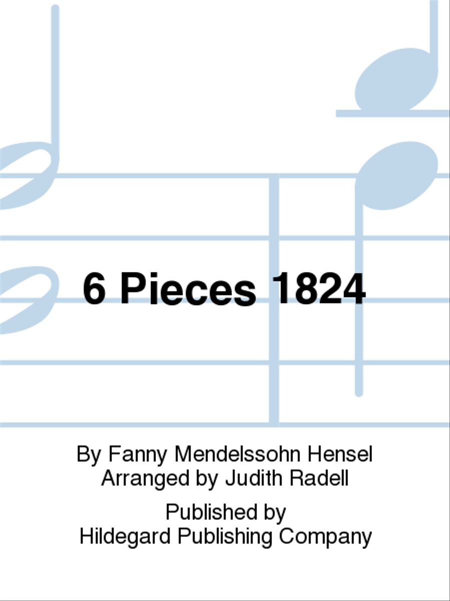 6 Pieces 1824 Piano Solo scores gallery preview page 1