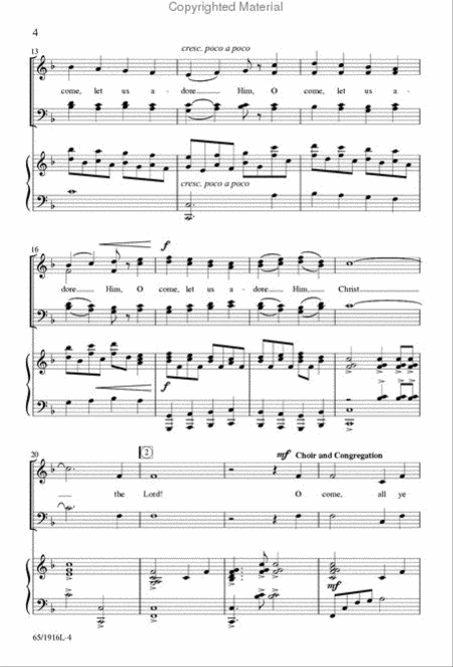 Touched by a Child, Touched by a King 4-Part scores gallery preview page 3