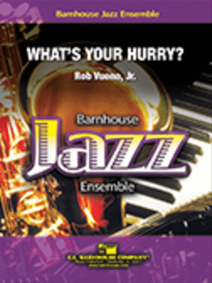 What's Your Hurry? Jazz Ensemble scores gallery preview page 1