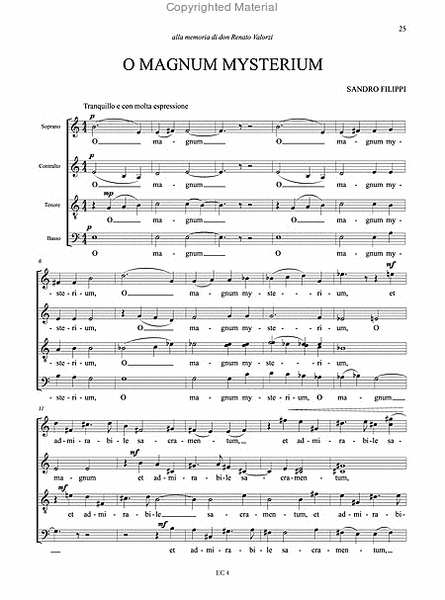 4 Sacred Pieces for Mixed Choir (1st National Choral Composition Competition EdizioniCorali.it - Cat. C)
