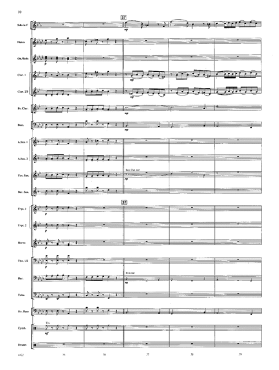 Romanza Concert Band scores gallery preview page 9