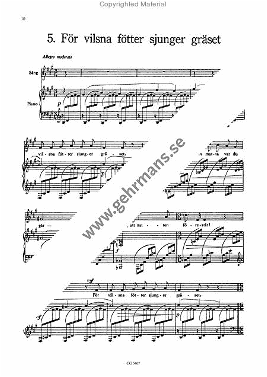 Nio sanger Voice Solo scores gallery preview page 4
