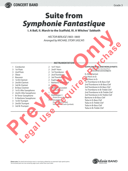Suite from Symphonie Fantastique image number null