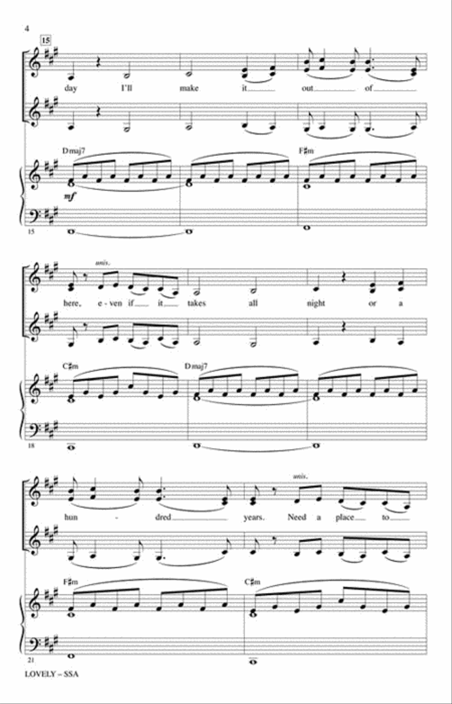 Lovely SSA scores gallery preview page 4