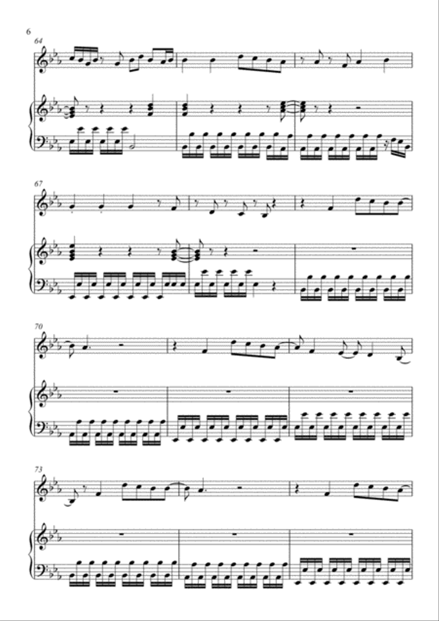 Stupid Love Violin Solo scores gallery preview page 6